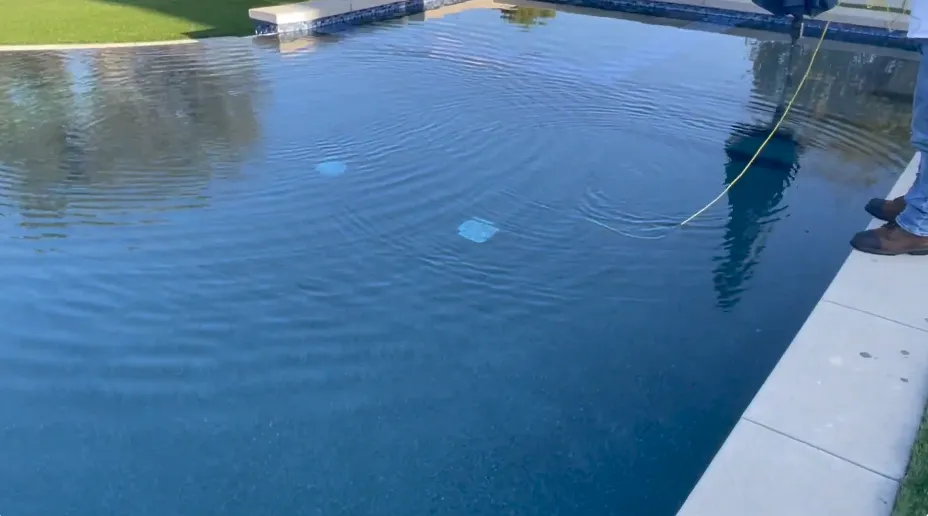 Underwater listening device used for pool leak detection
